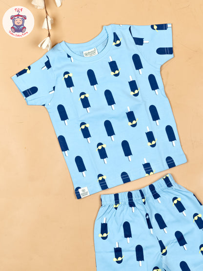 Sky Blue - T-Shirts & Shorts