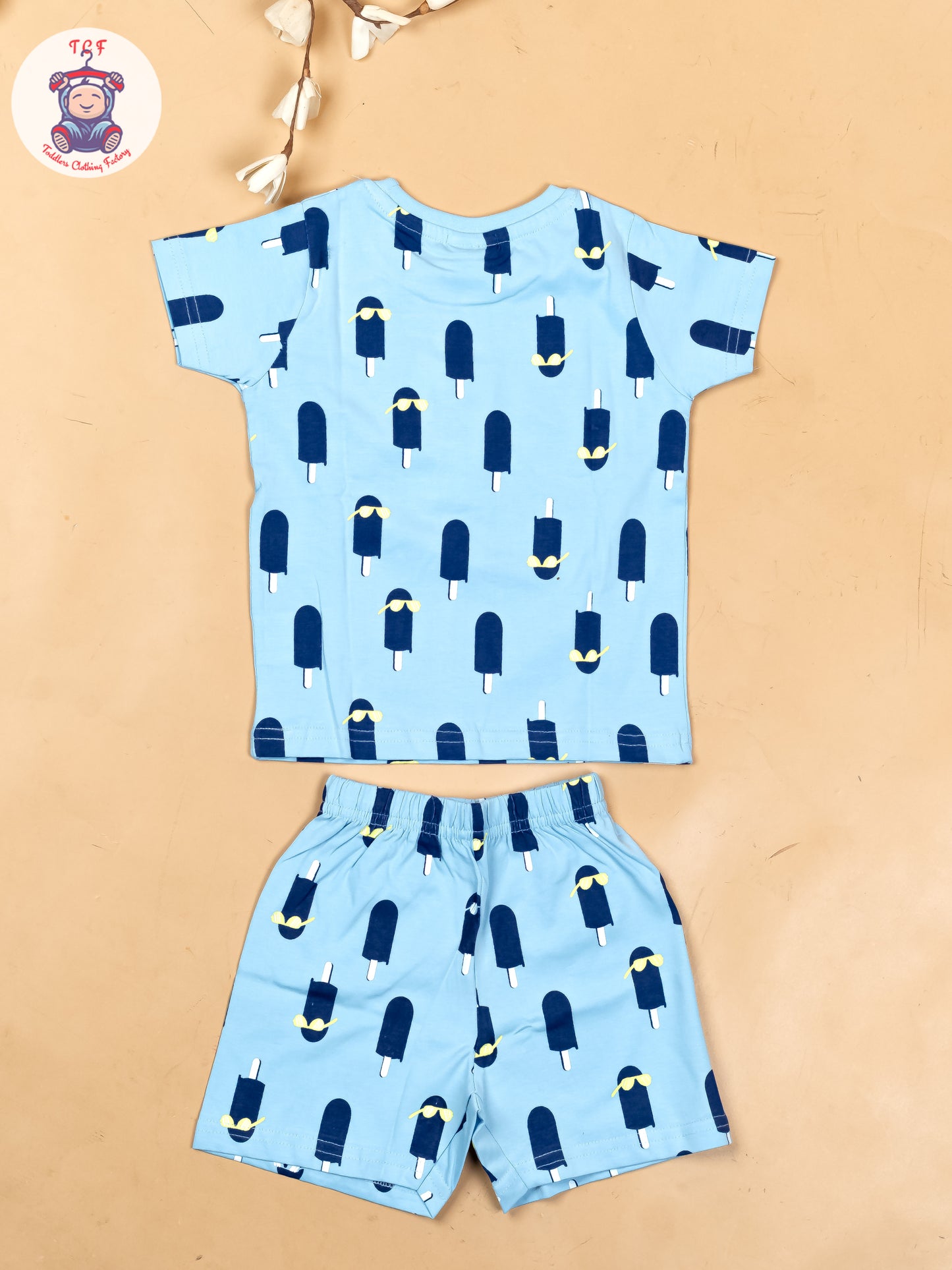 Sky Blue - T-Shirts & Shorts