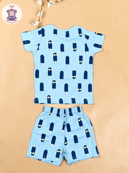 Sky Blue - T-Shirts & Shorts