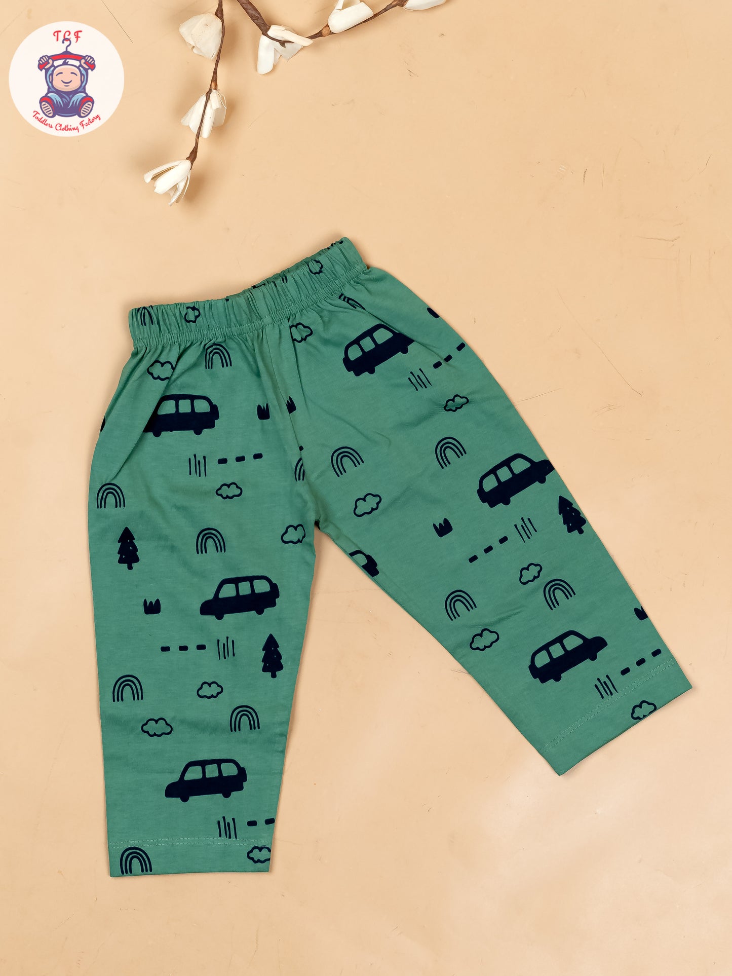 Green & Navy Blue  - Boys Readymade Shirts & Pant