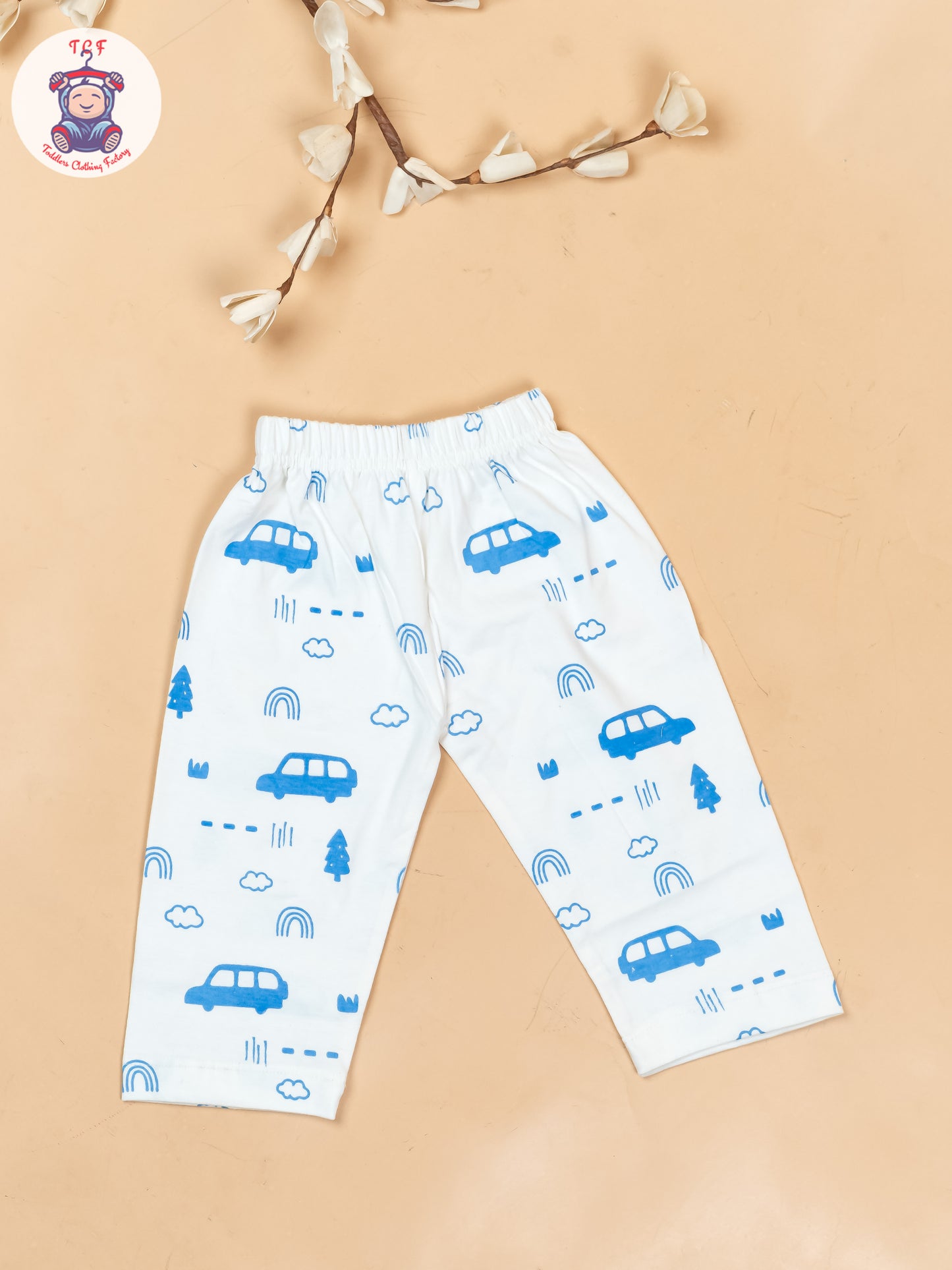 White & Blue  - Boys Readymade Shirts & Pant