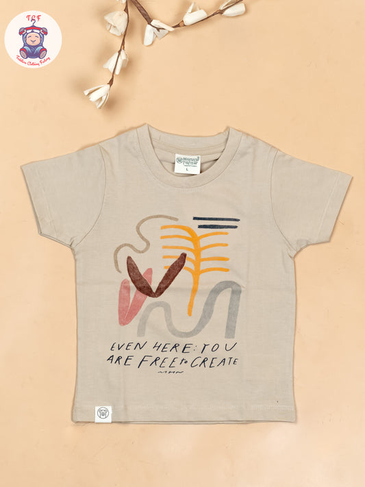 Brown - Boys Readymade T-Shirts