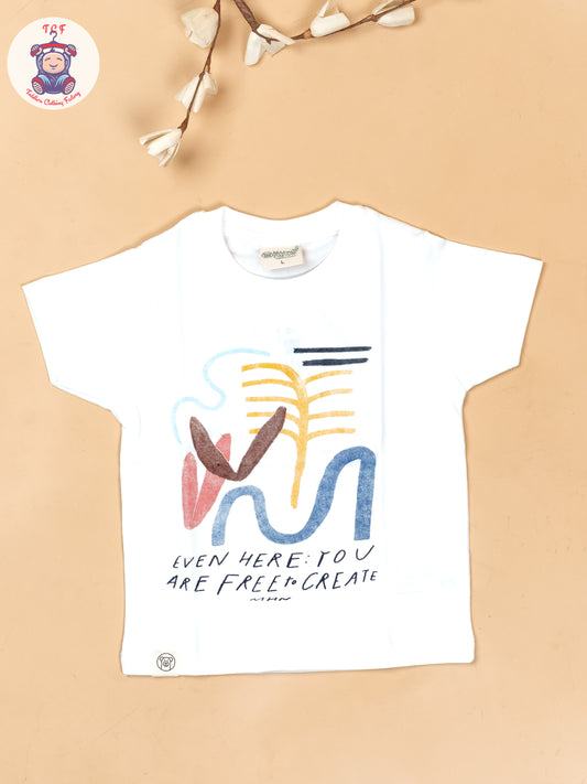 White - Boys Readymade T-Shirts