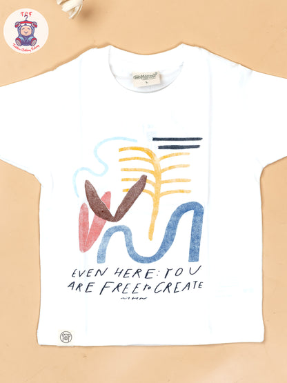 White - Boys Readymade T-Shirts