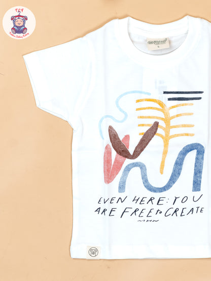 White - Boys Readymade T-Shirts
