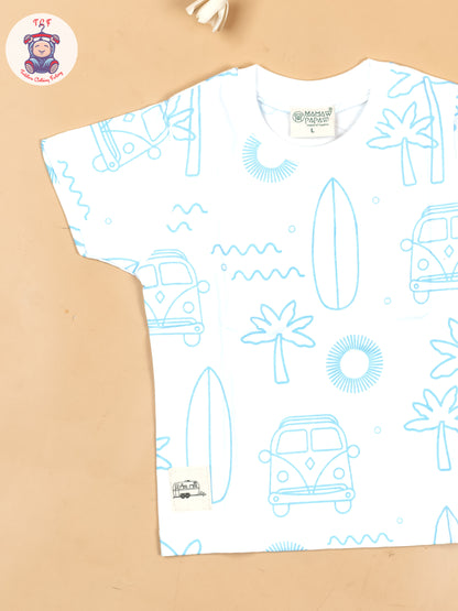 White - Boys Readymade T-Shirts