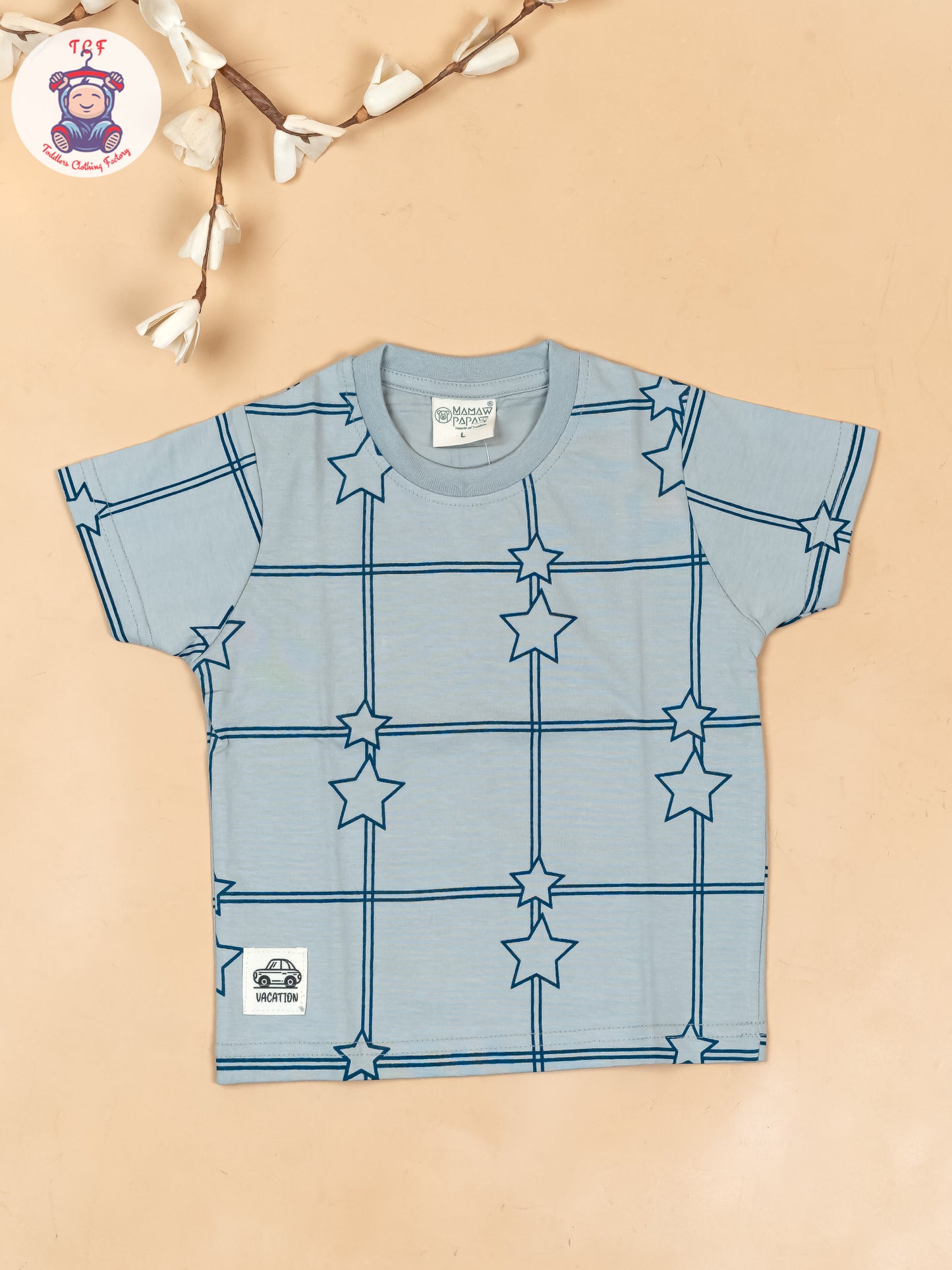 Light Blue - Boys Readymade T-Shirts