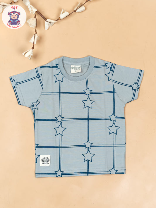 Light Blue - Boys Readymade T-Shirts