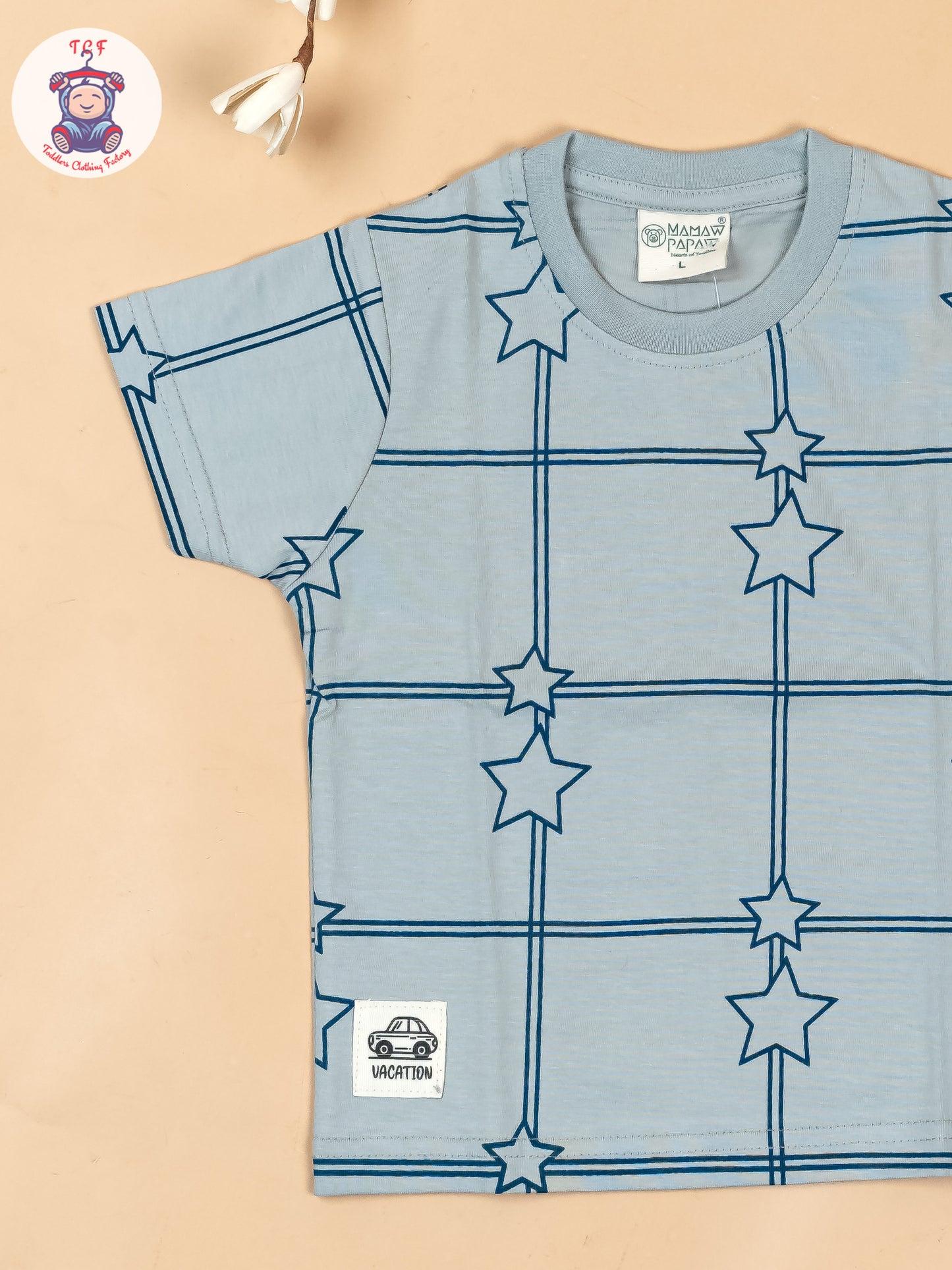 Light Blue - Boys Readymade T-Shirts