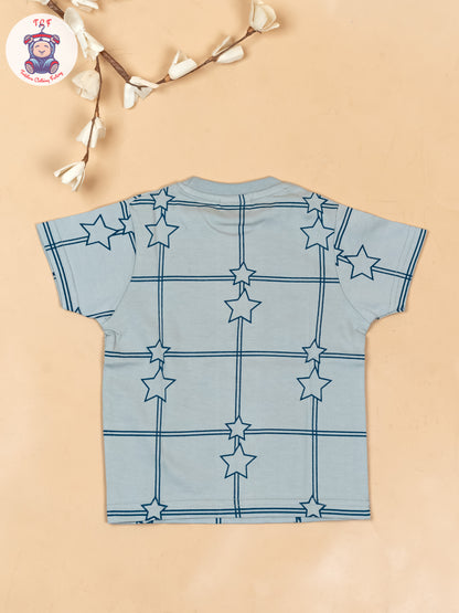Light Blue - Boys Readymade T-Shirts