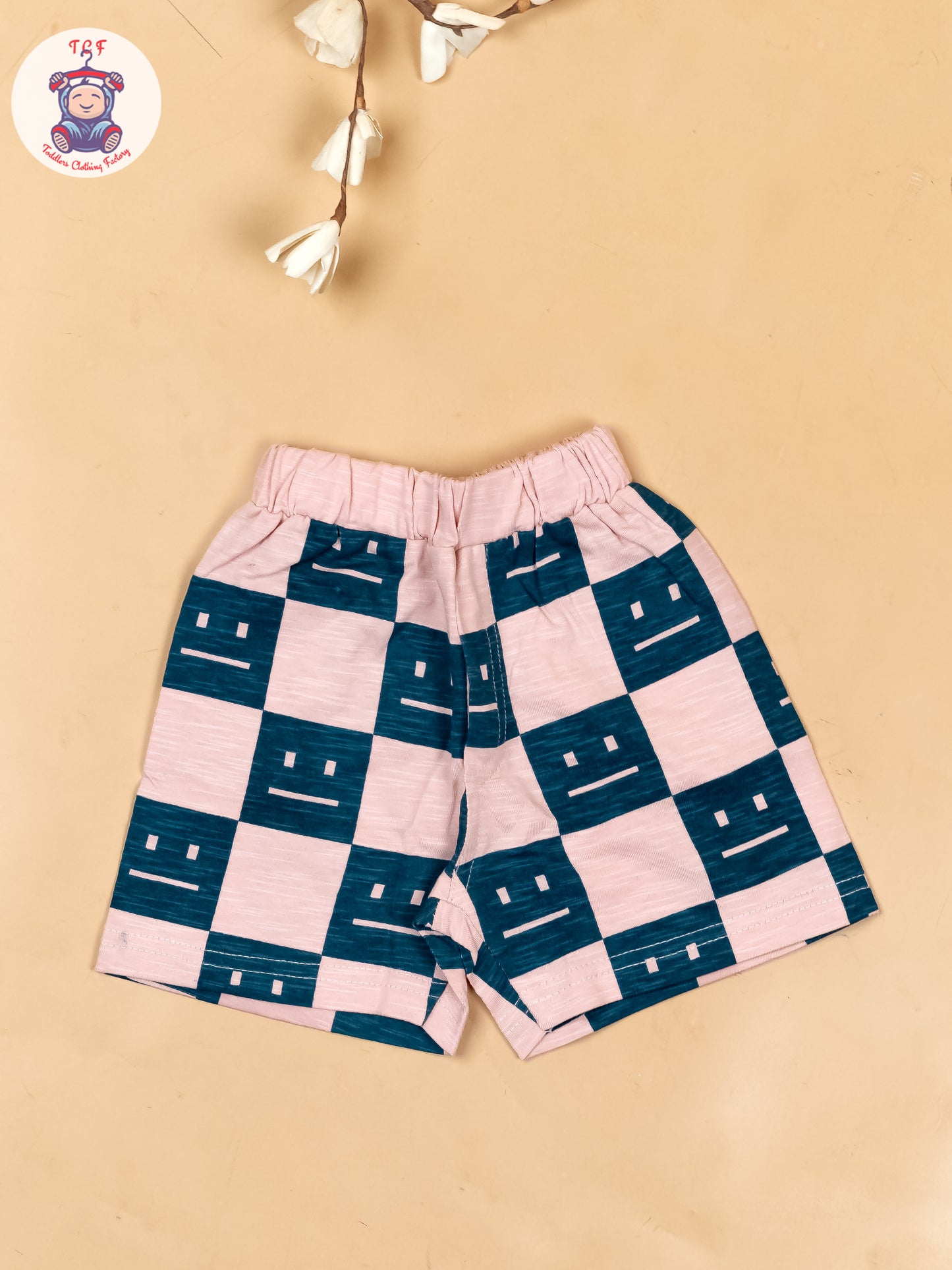 Onion Pink & Navy Blue - T-Shirts & Shorts