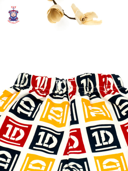Multi-Color Printed Cotton Shorts