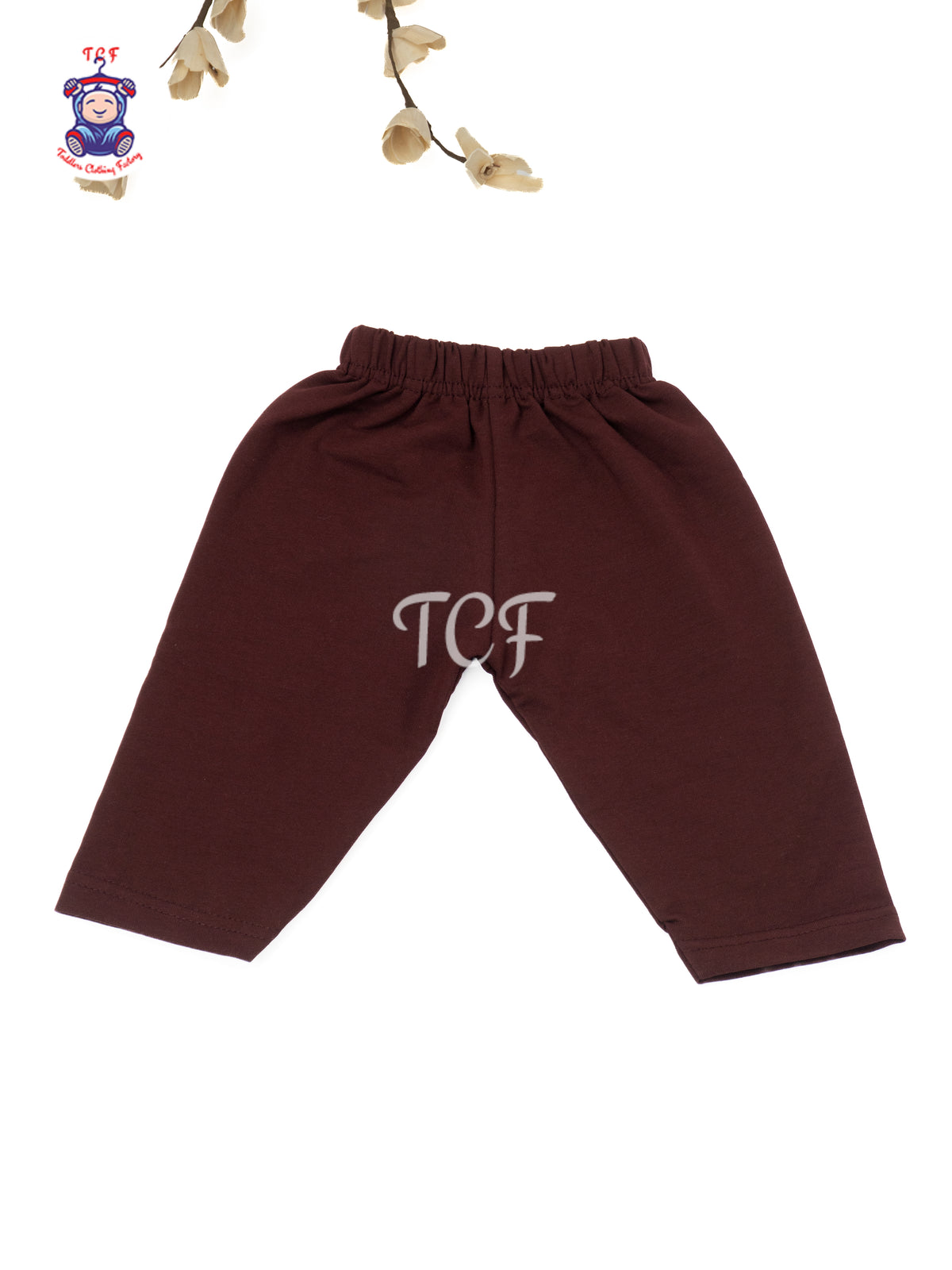 Solid Maroon Cotton Shorts