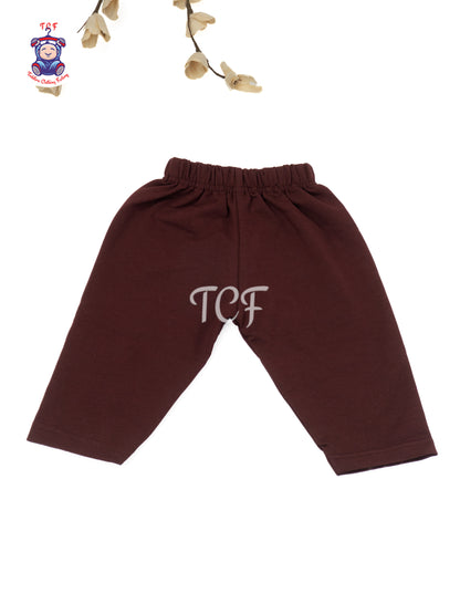 Solid Maroon Cotton Shorts
