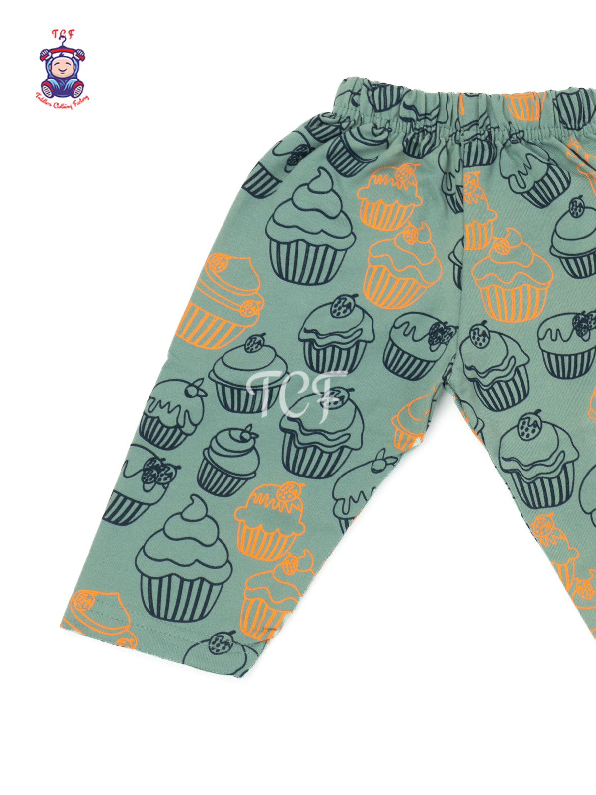 Cupcake Printed Cotton Shorts
