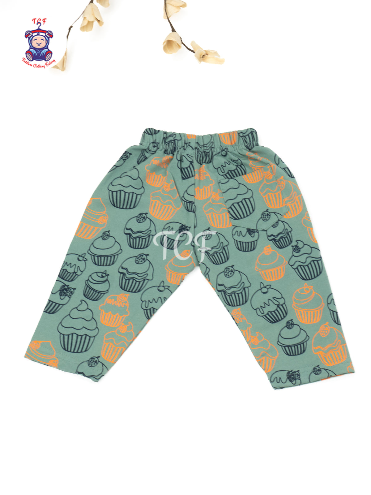 Cupcake Printed Cotton Shorts