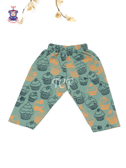 Cupcake Printed Cotton Shorts