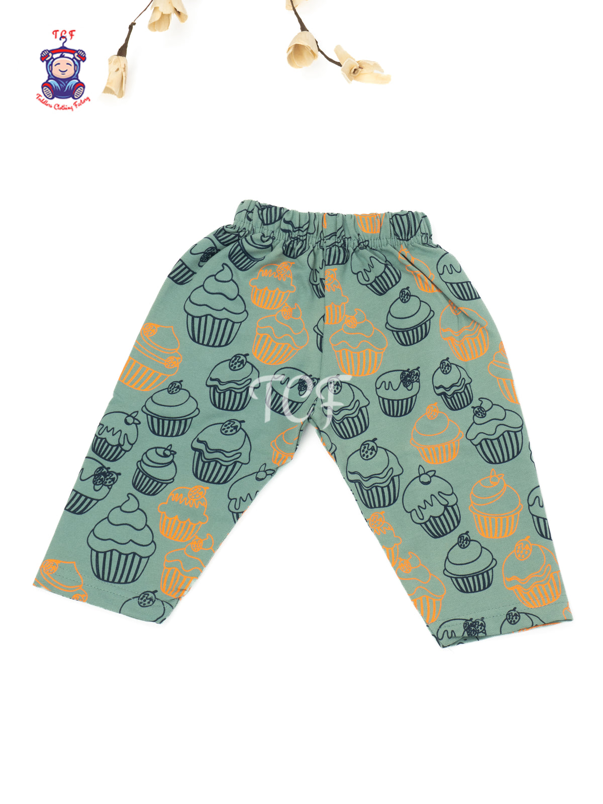 Cupcake Printed Cotton Shorts