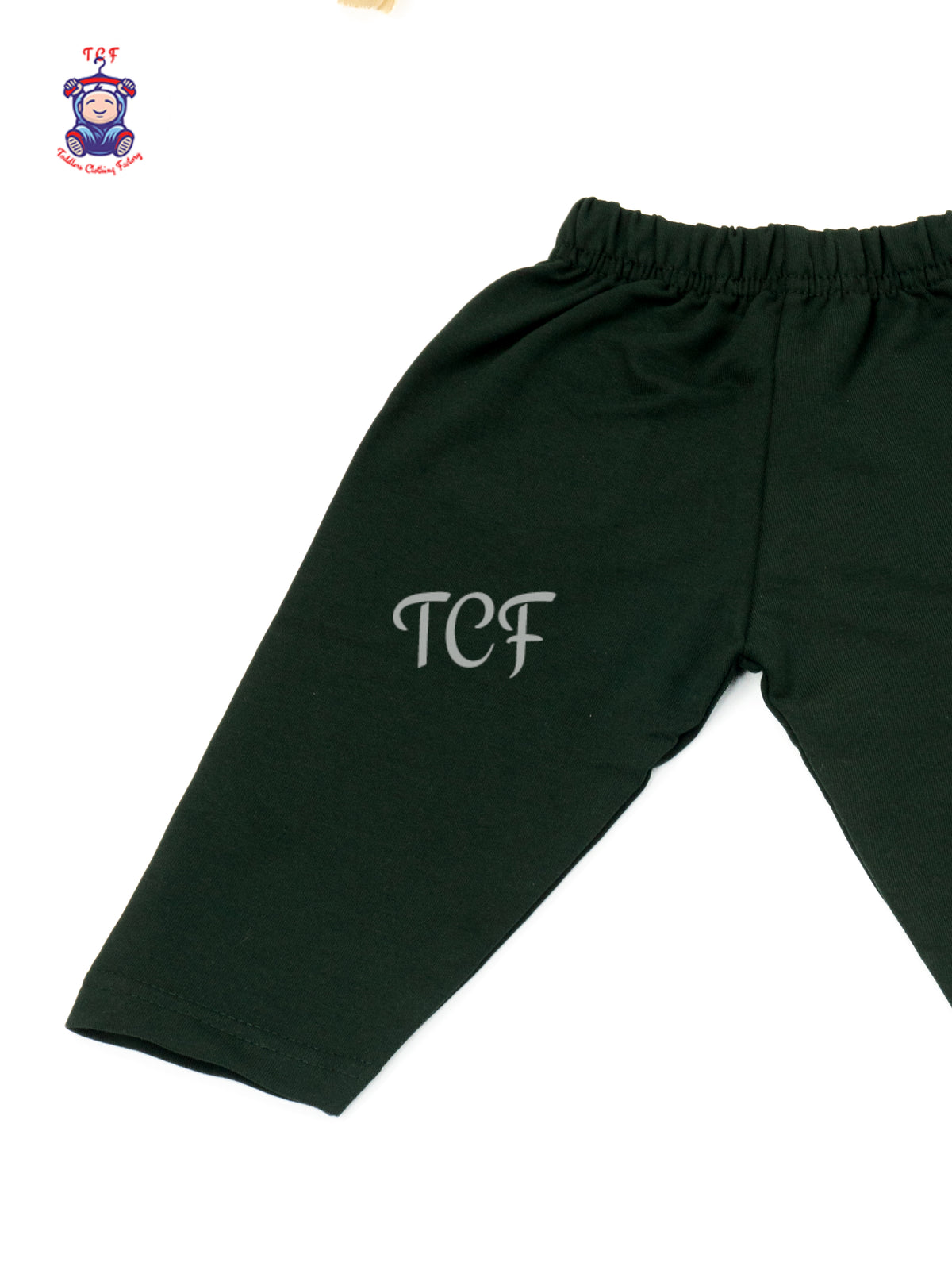 Solid Dark Green Cotton Shorts