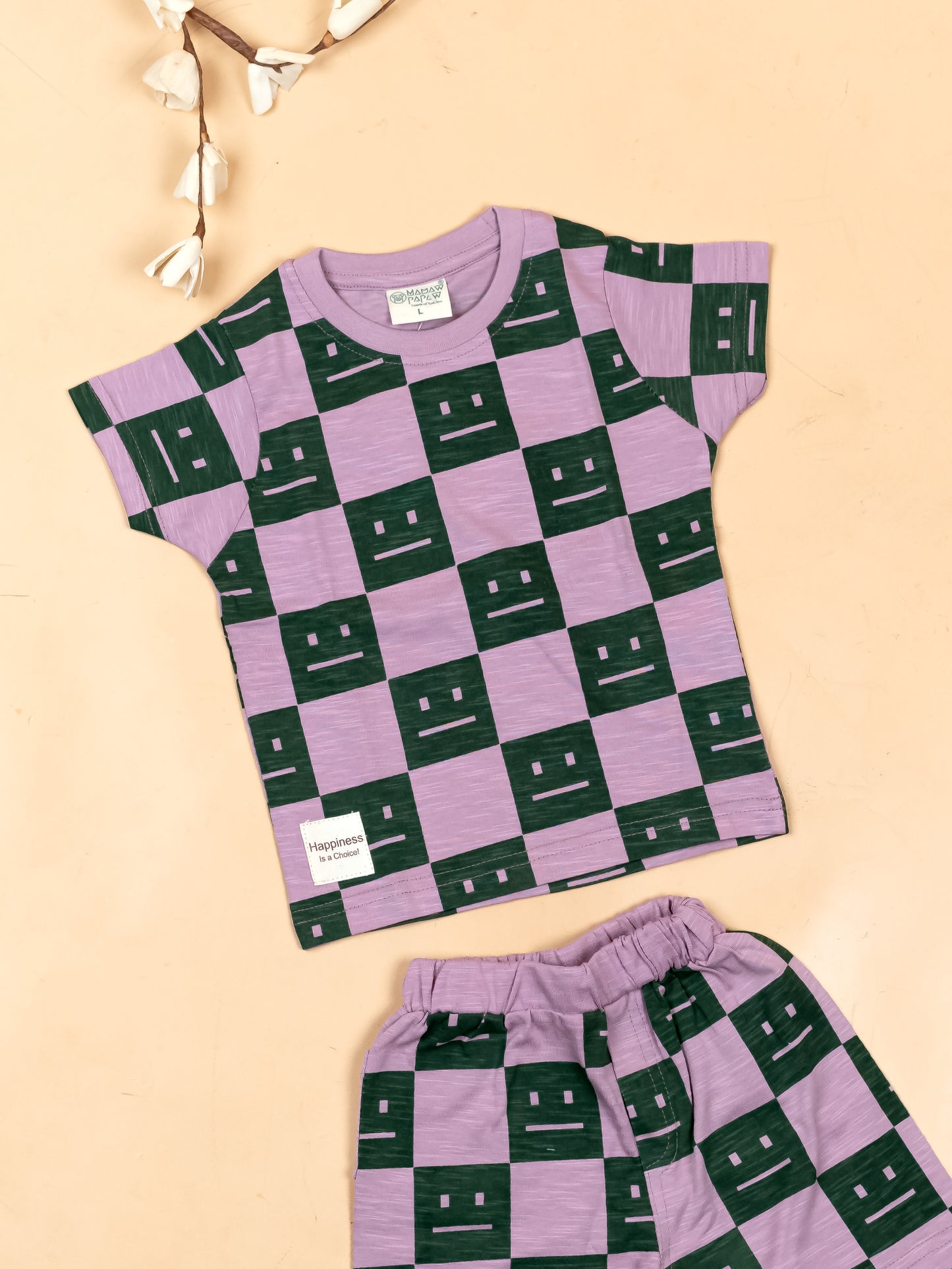 Lavender & Green - T-Shirts & Shorts