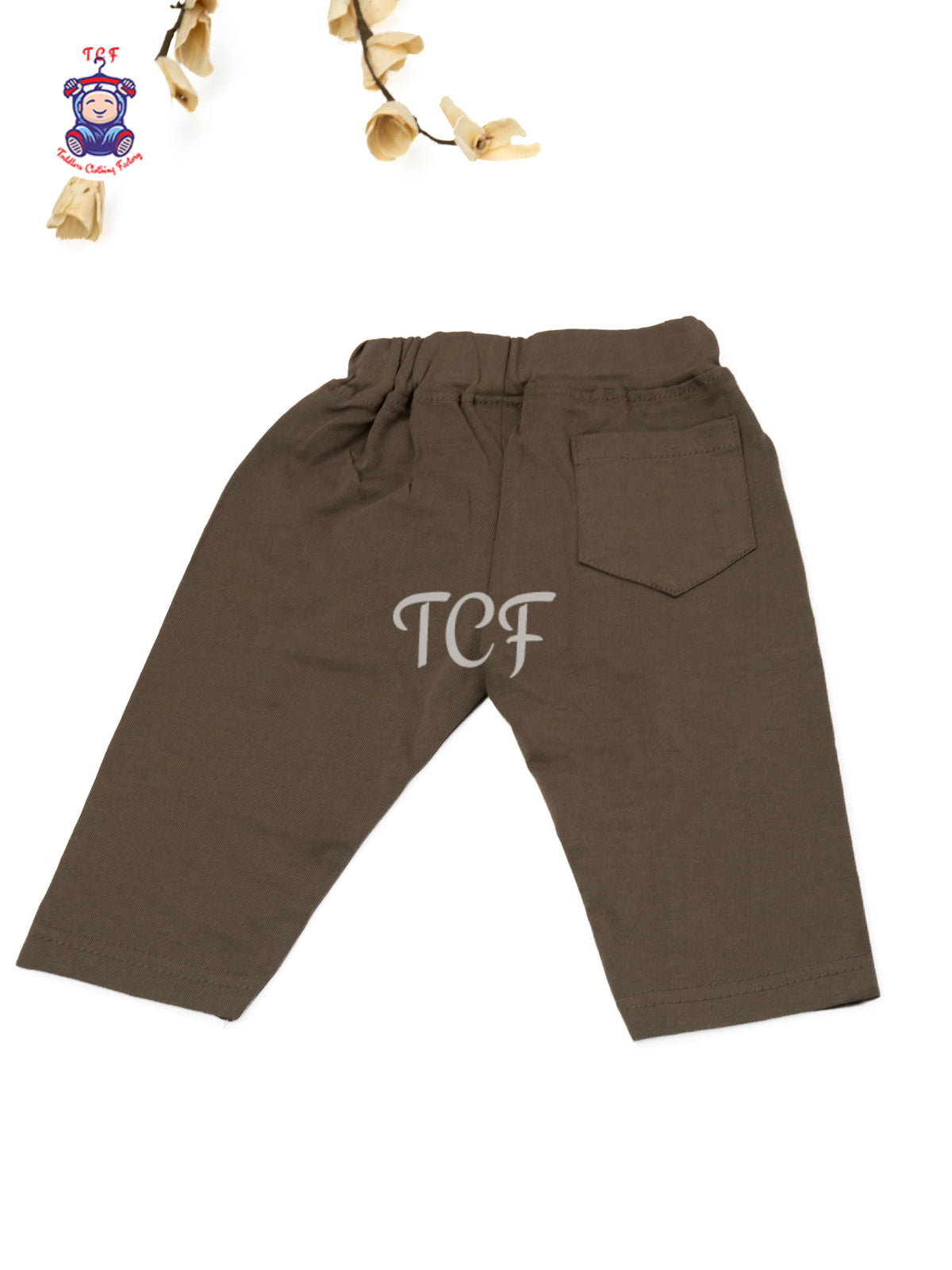 Brown Cotton Shorts