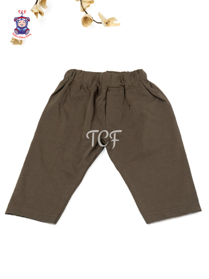 Brown Cotton Shorts