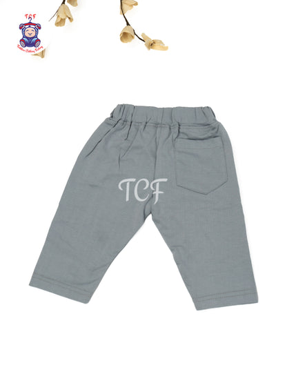 Light Grey Cotton Shorts