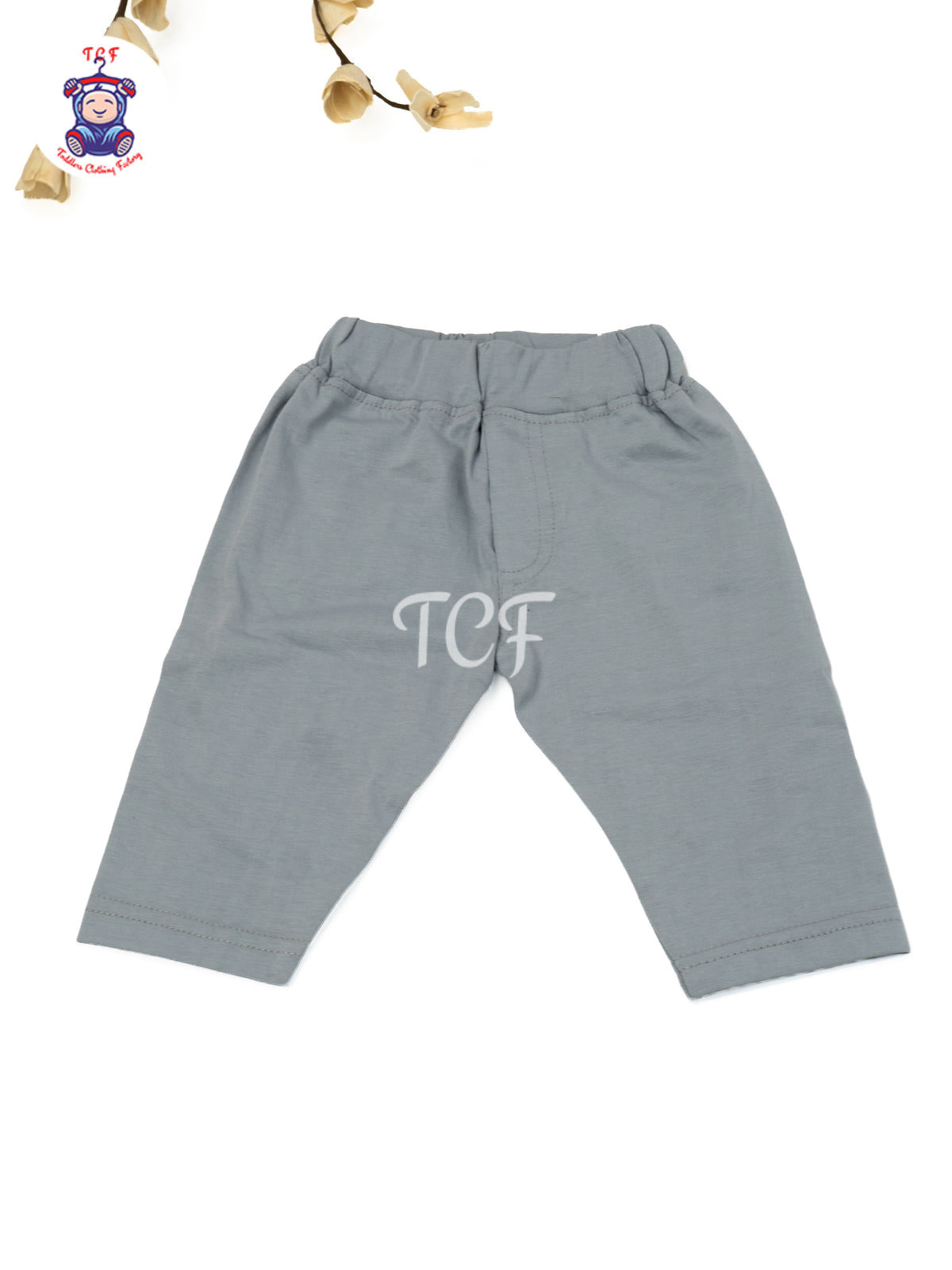 Light Grey Cotton Shorts