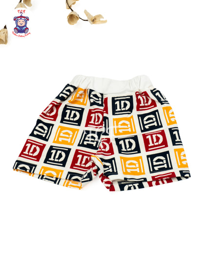 Multi-Color Printed Cotton Shorts