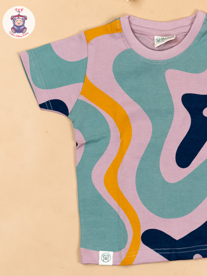 Onion Pink & Green With Blue - T-Shirts & Shorts