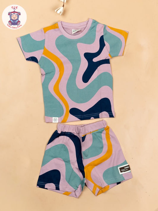 Onion Pink & Green With Blue - T-Shirts & Shorts