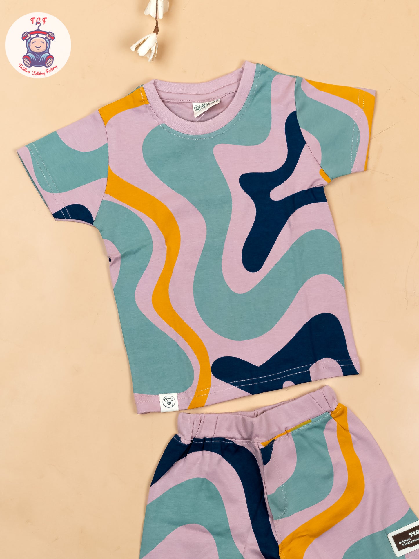 Onion Pink & Green With Blue - T-Shirts & Shorts