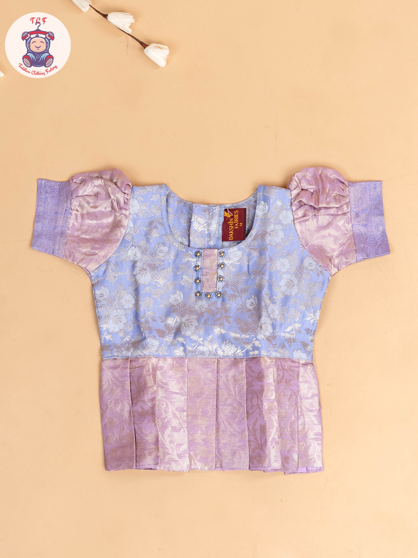 Lavender - Girls Readymade Pavadai Sattai