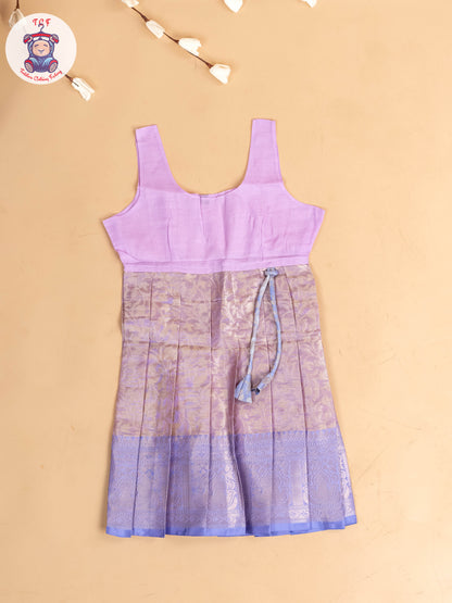 Lavender - Girls Readymade Pavadai Sattai