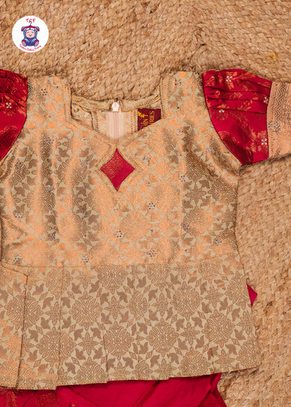 Sandal & Pink - Pavadai Sattai