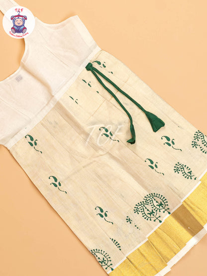 Green & Gold - Pavadai Sattai