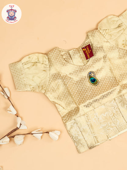 Half White Kerala - Girls Readymade Pavadai Sattai