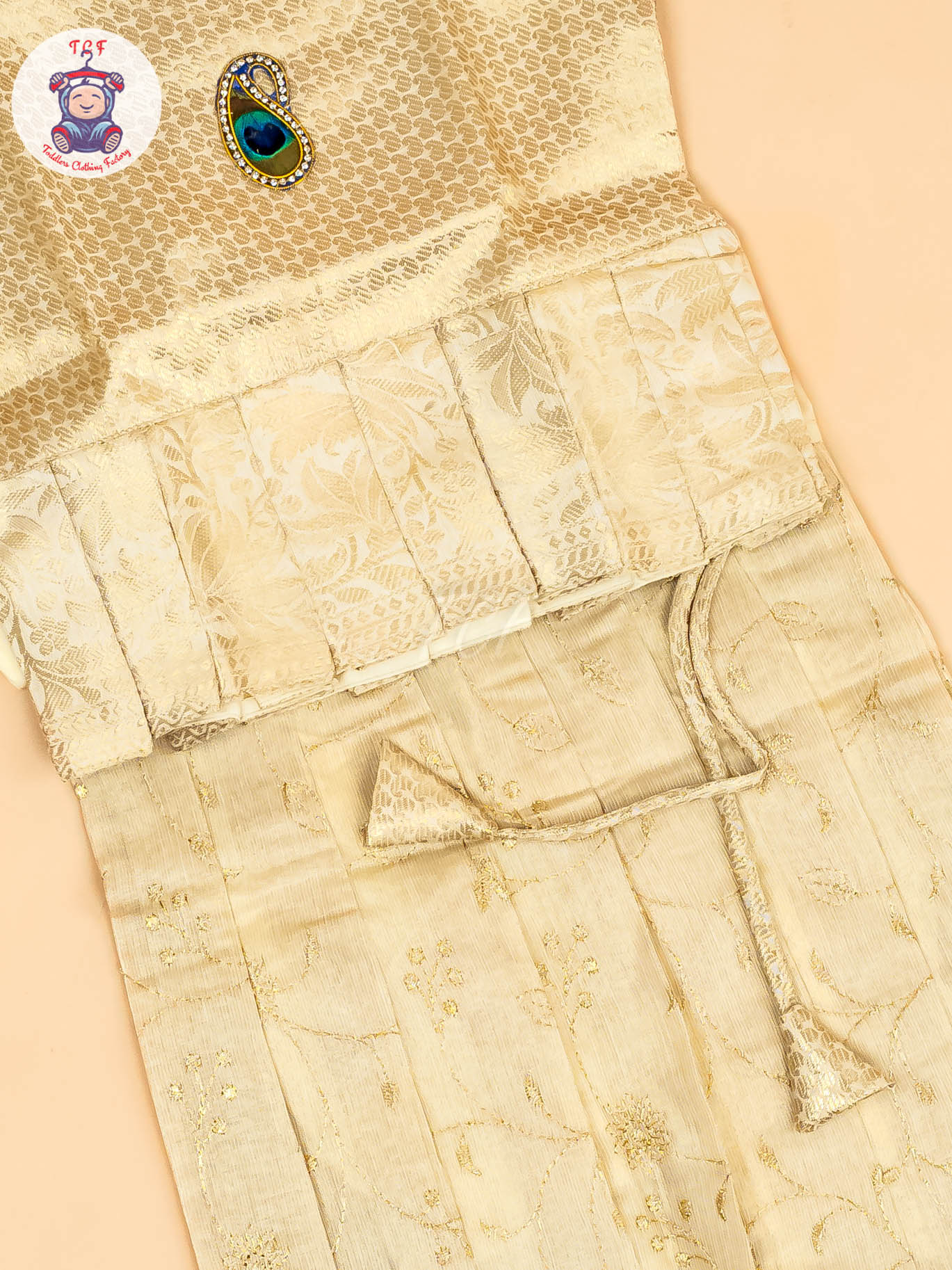 Half White Kerala - Girls Readymade Pavadai Sattai