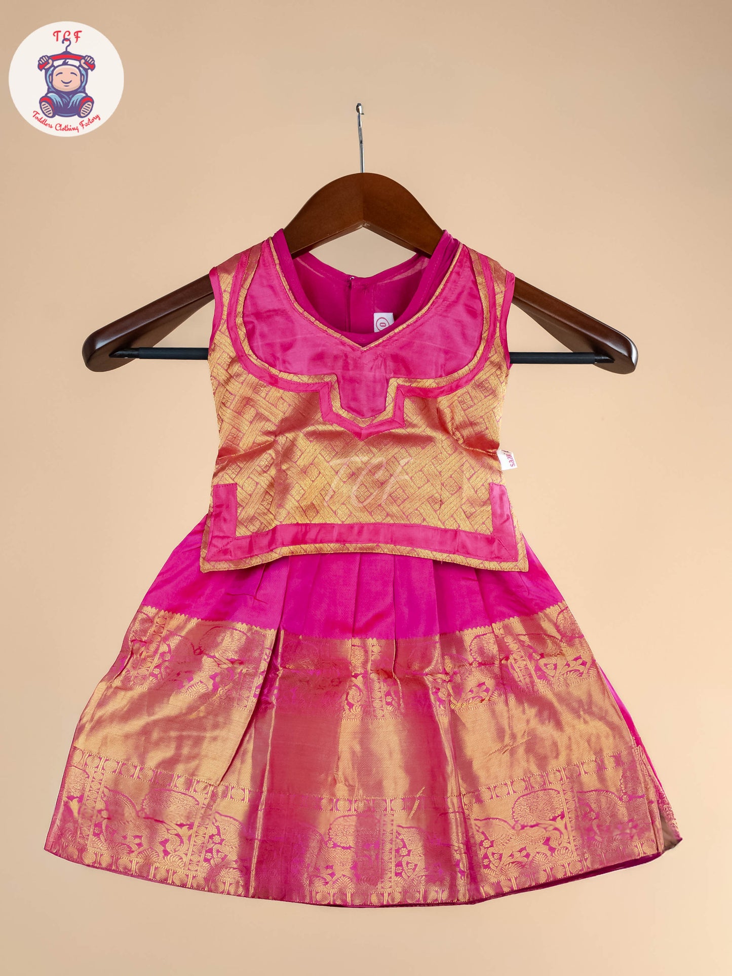 Girls Readymade Pure Pattu Pavadai Sattai