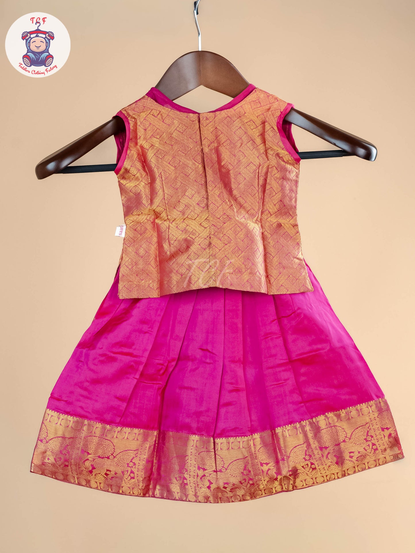 Girls Readymade Pure Pattu Pavadai Sattai