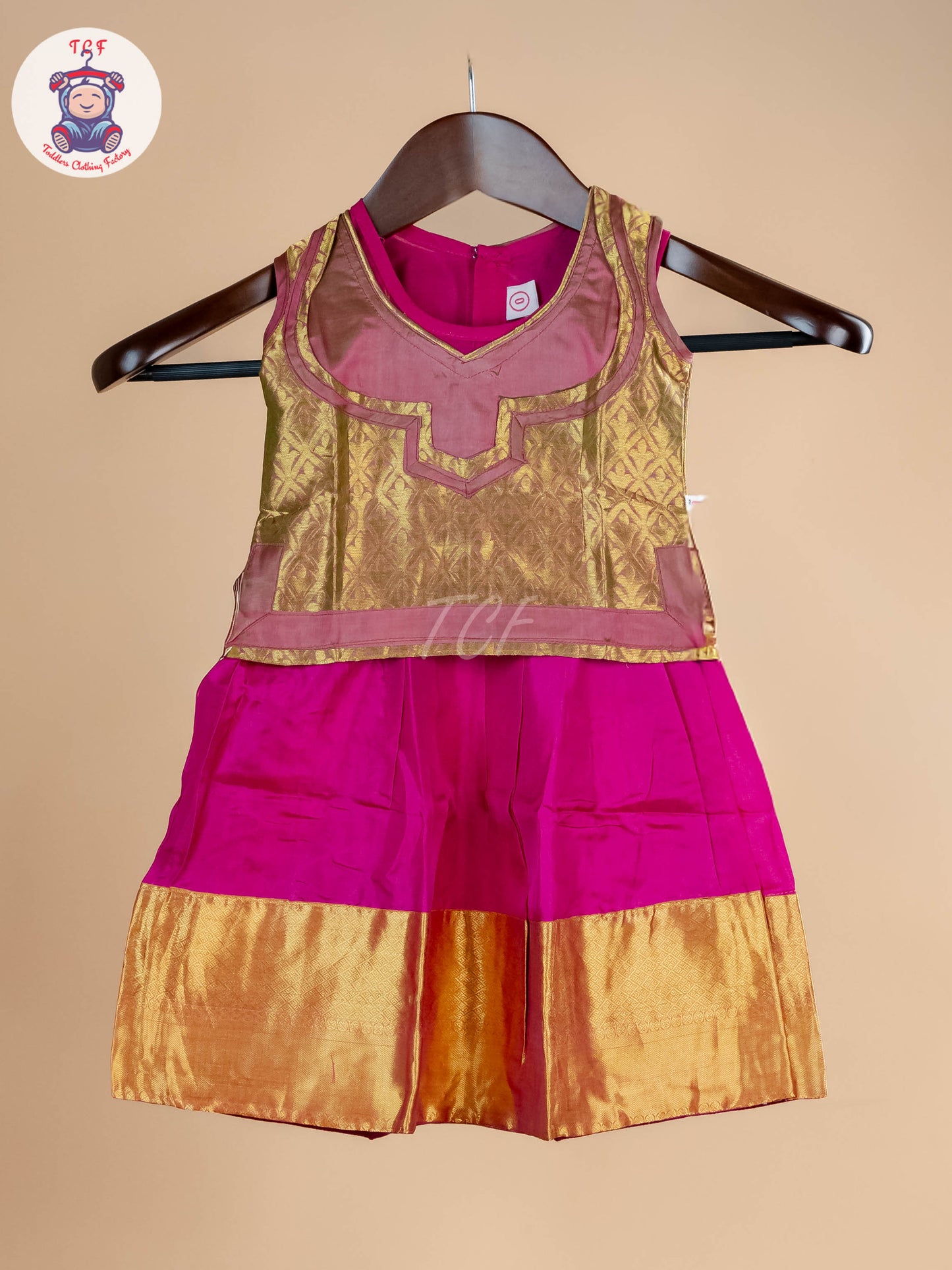 Girls Readymade Pure Pattu Pavadai Sattai