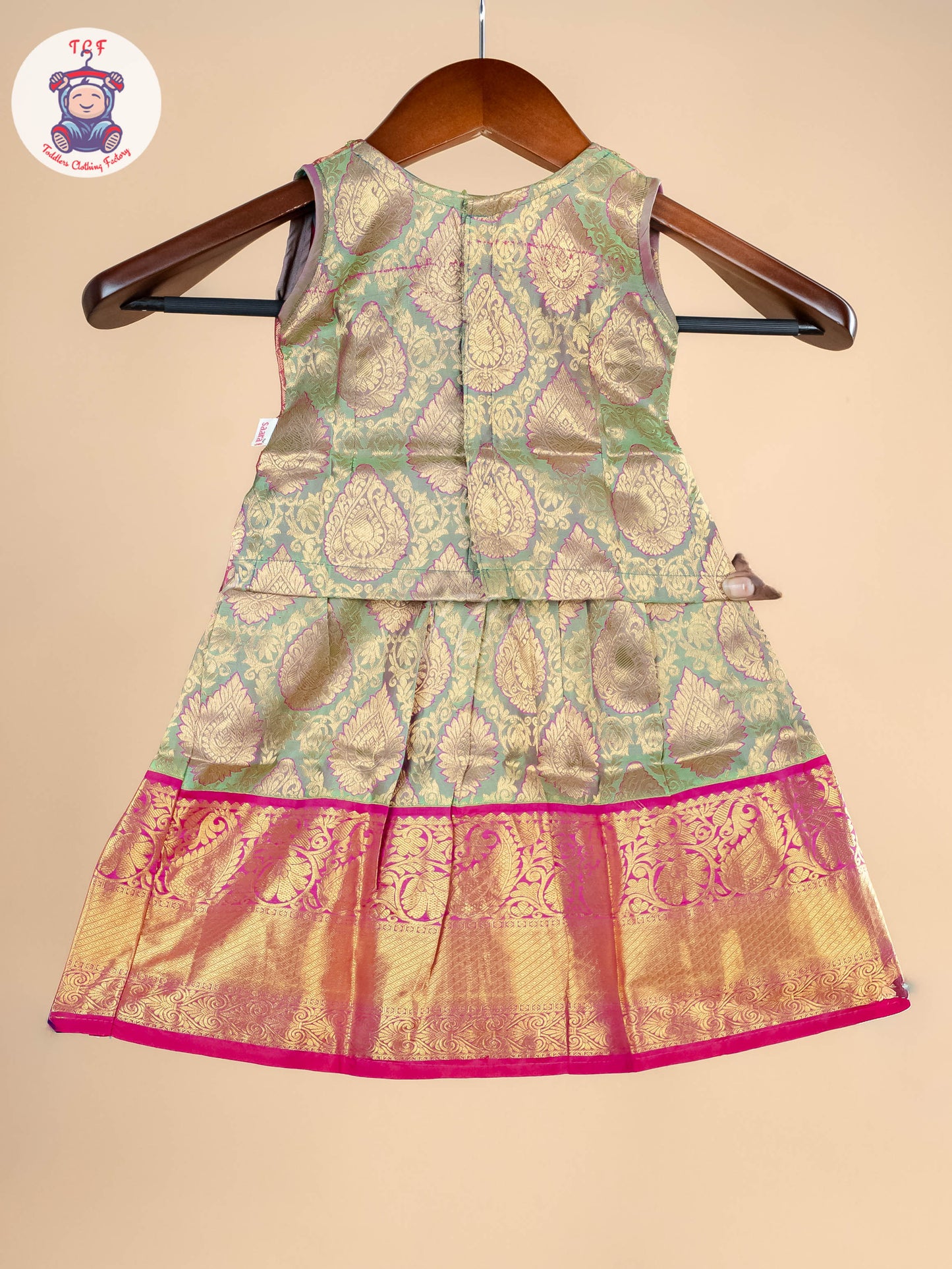 Girls Readymade Pure Pattu Pavadai Sattai