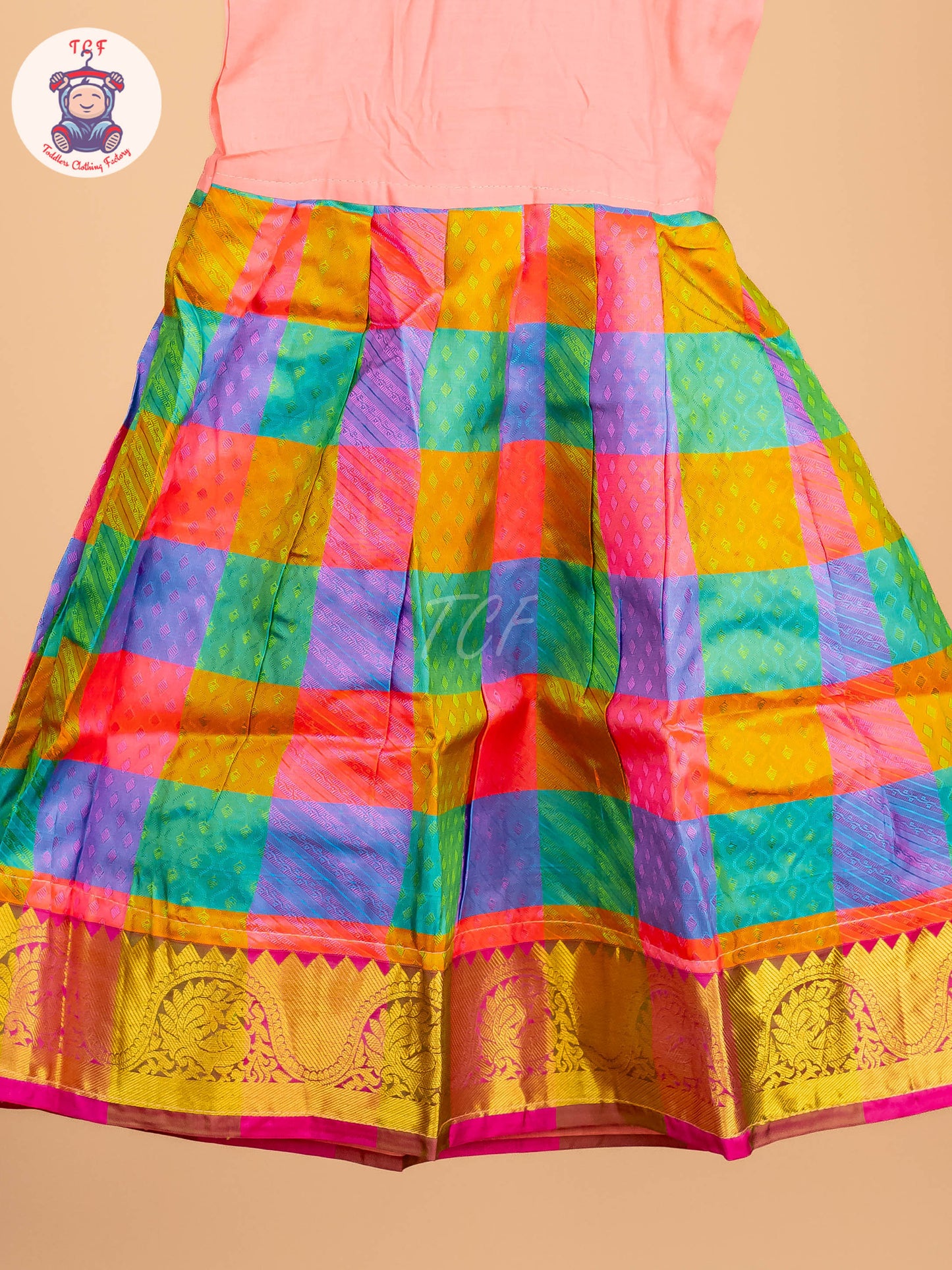 Girls Readymade Pure Pattu Pavadai Sattai