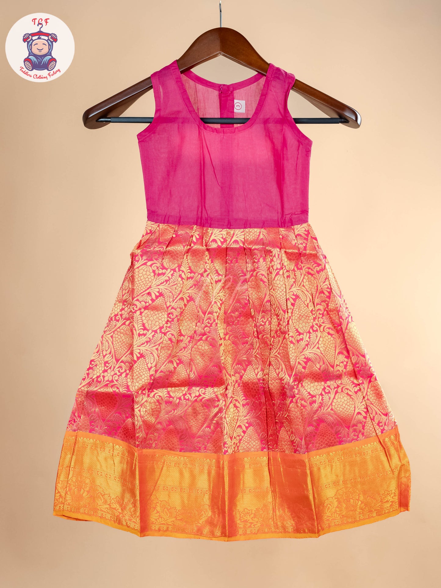 Girls Readymade Pure Pattu Pavadai Sattai