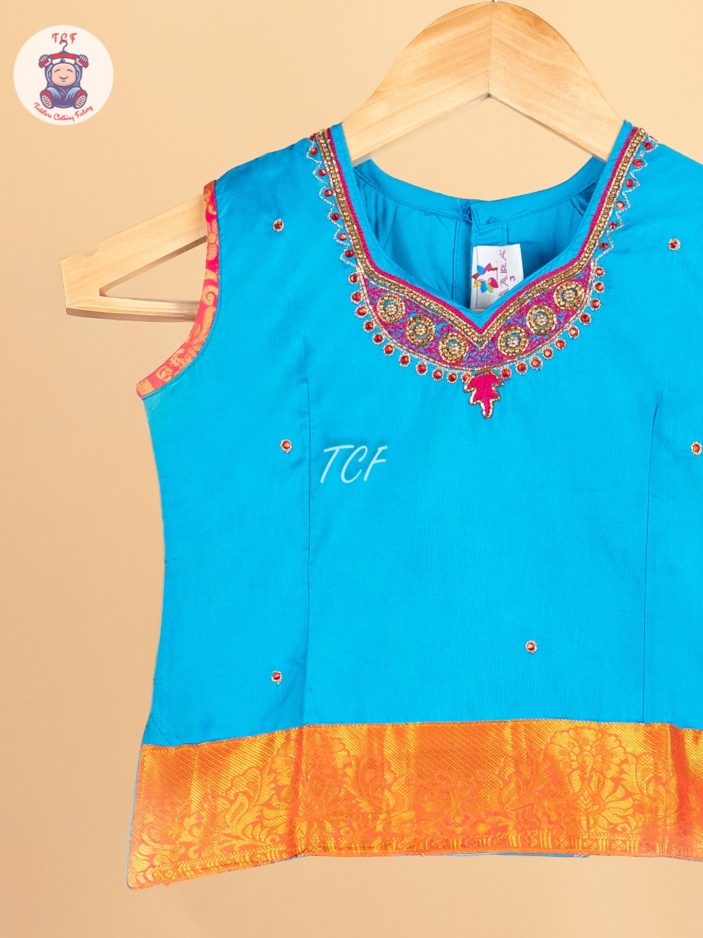 Girls Readymade Pure Pattu Pavadai Sattai