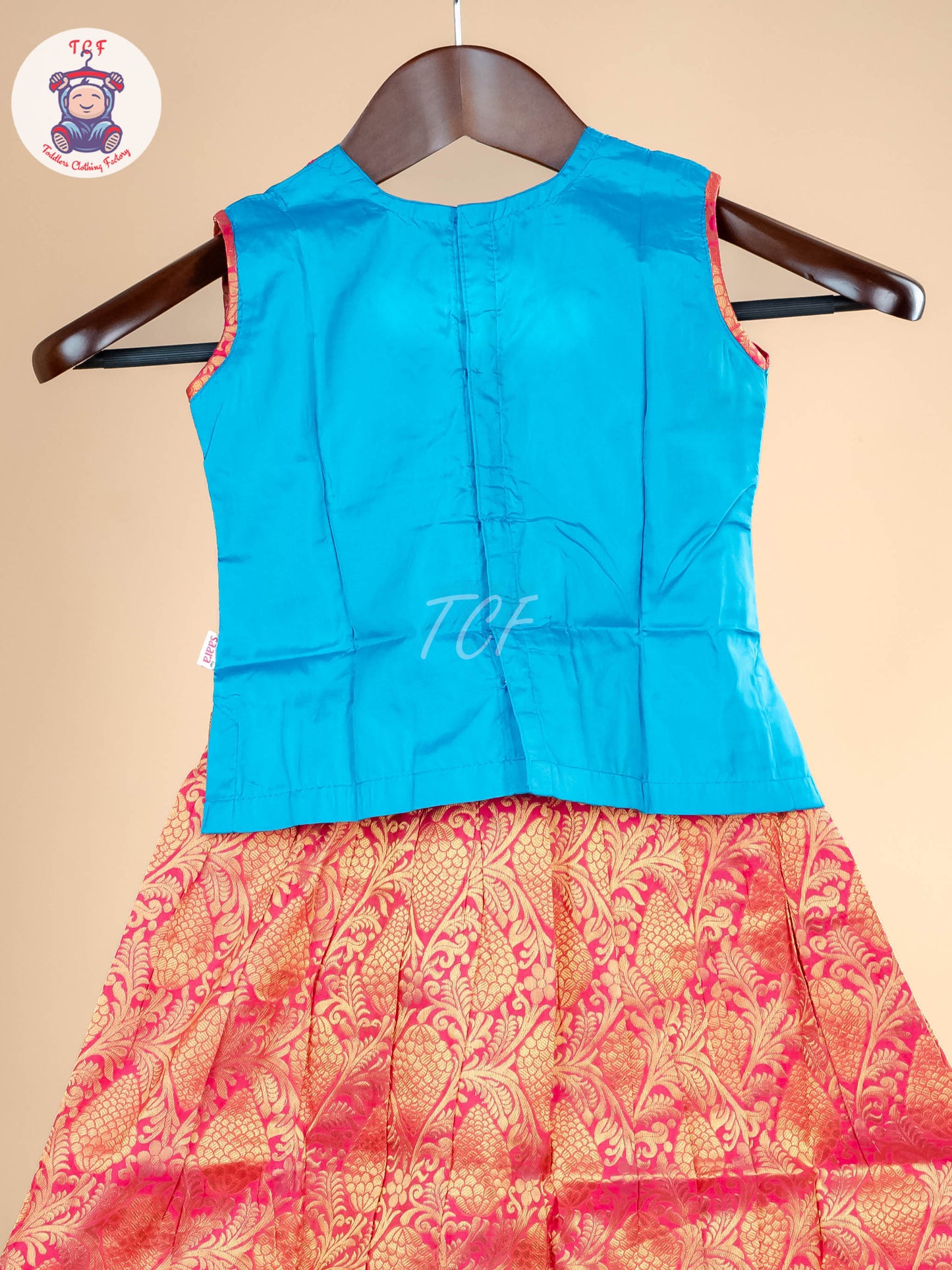 Girls Readymade Pure Pattu Pavadai Sattai