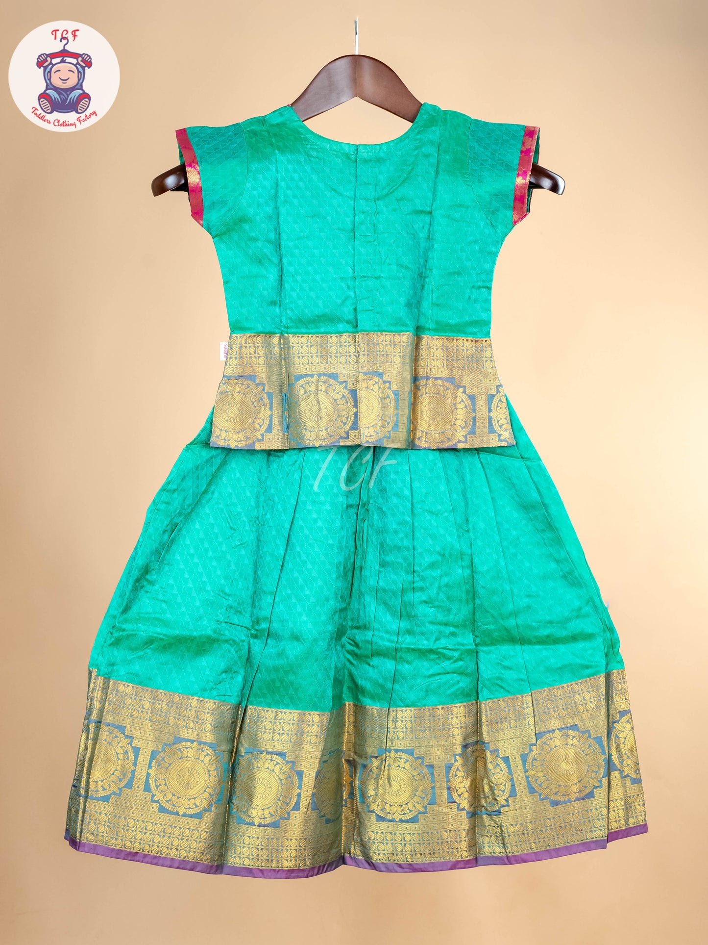 Girls Readymade Pure Pattu Pavadai Sattai