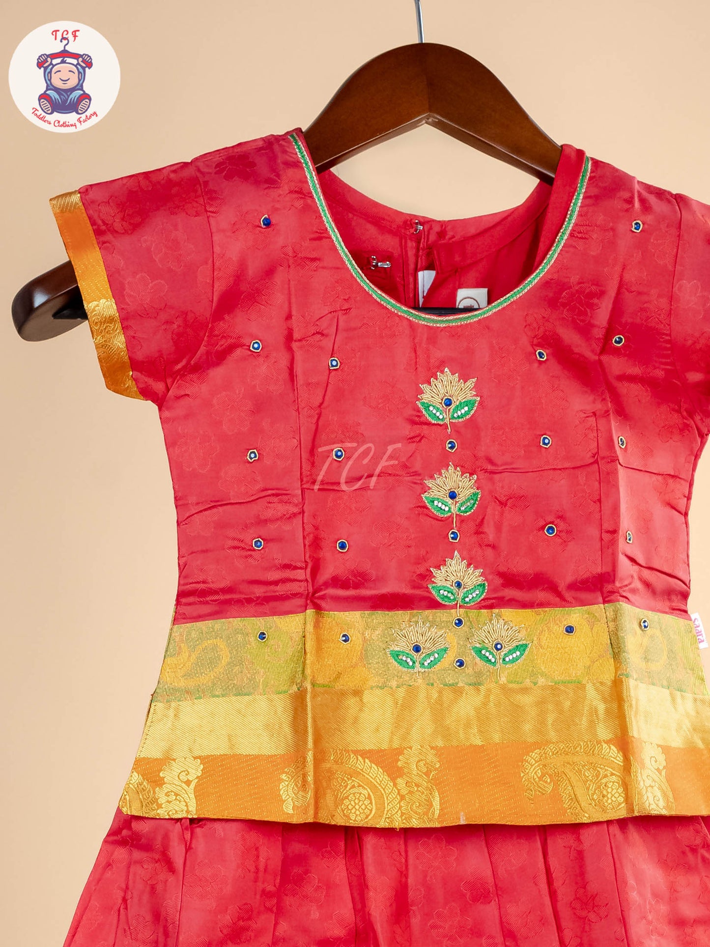 Girls Readymade Pure Pattu Pavadai Sattai