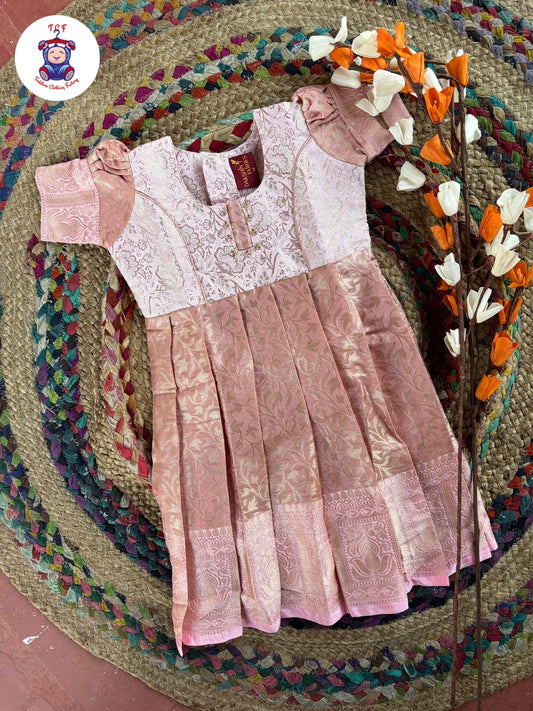 Peach - Long Frock