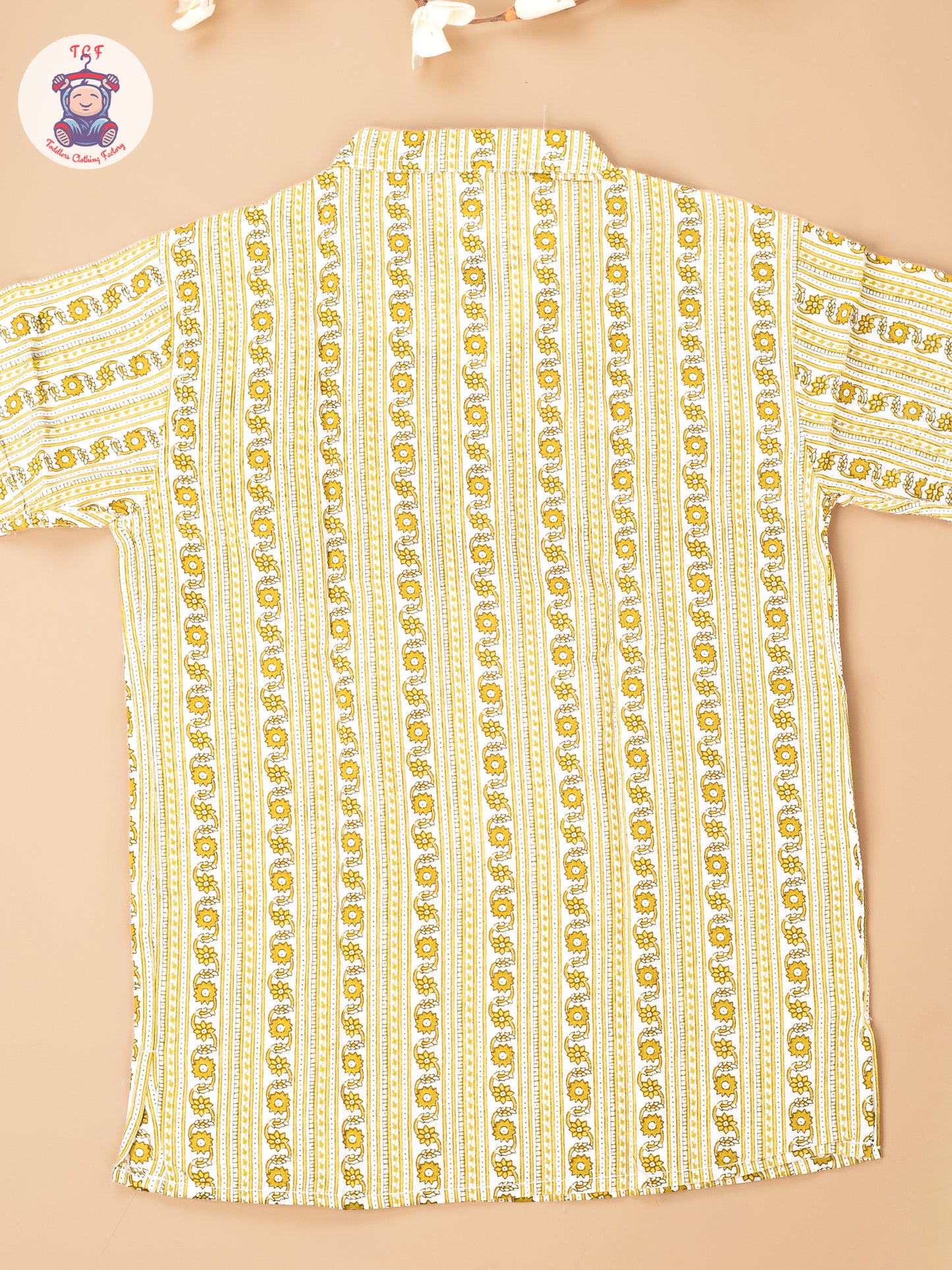 Yellow - Boys Readymade Short Kurta